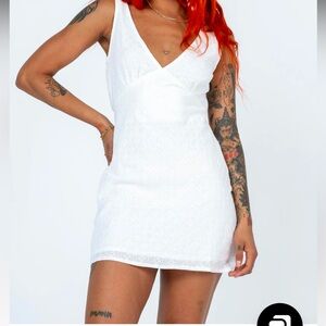 Princess Polly White Mini Dress